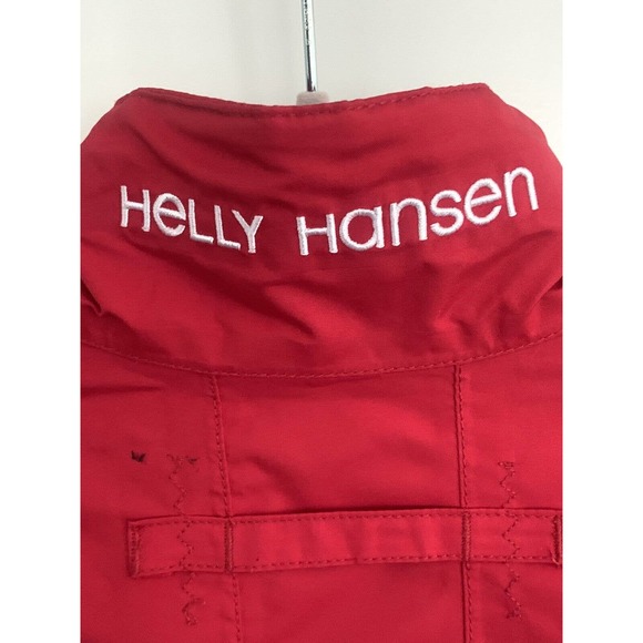 Helly Hansen Jacket Women Sz Small Red HELLY TECH® Ski Winter Coat Viking Logo - Picture 8 of 16